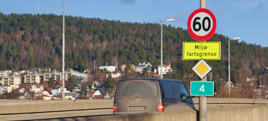 Miljøfartsgrenser på fire motorveier i Oslo fra 1. november