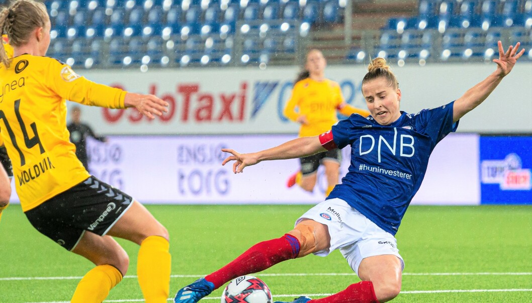 Sigrid Heien Hansen mener Vålerenga er det nye lokomotivet i norsk damefotball. Sigrid Heien Hansen mener Vålerenga er det nye lokomotivet i norsk damefotball.