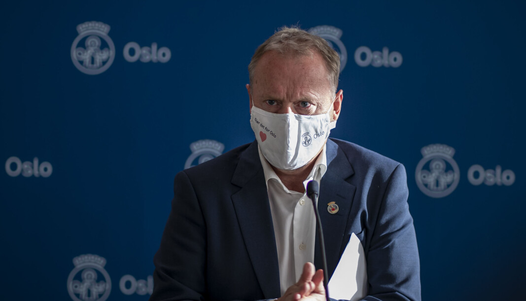 Raymond Johansen vil ha en støtte for å unngå konkurser, avgiftslettelser og kompensasjon for tapt omsetning. Raymond Johansen vil ha en støtte for å unngå konkurser, avgiftslettelser og kompensasjon for tapt omsetning.