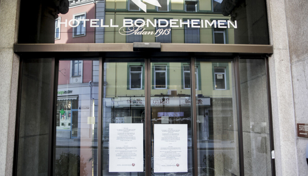 Hotell Bondeheimen er blant hotellene som har vært rammet av korona. Hotell Bondeheimen er blant hotellene som har vært rammet av korona.