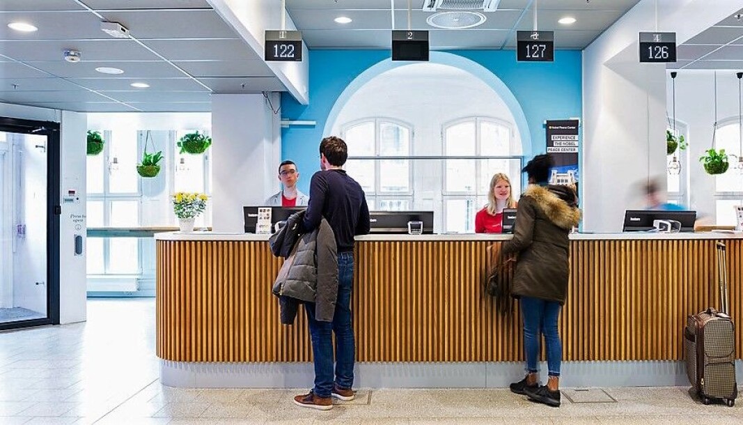 Her ved VisitOSLO sitt Oslo Visitor Centre kommer det tusenvis av turister innom hvert år. Her ved VisitOSLO sitt Oslo Visitor Centre kommer det tusenvis av turister innom hvert år.