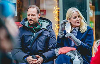 Haakon og Mette-Marit på julebesøk hos =Kaffe i Akersgata