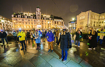 Lyslenke hyllet fredsprisvinneren fra Oslos gater