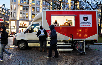 Frelsesarmeens food truck rykker ut i Oslos gater julenatta og sprer glede. – Vi ser ensomhet