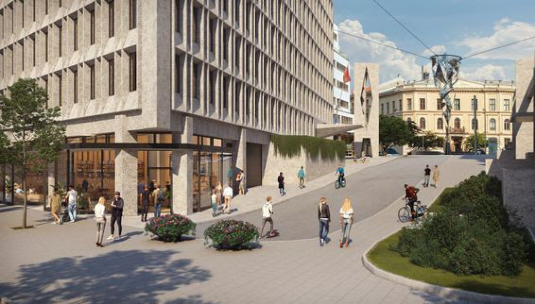 Bygget har i en årrekke huset juridisk fakultet ved Universitetet i Oslo. Bygget har i en årrekke huset juridisk fakultet ved Universitetet i Oslo.