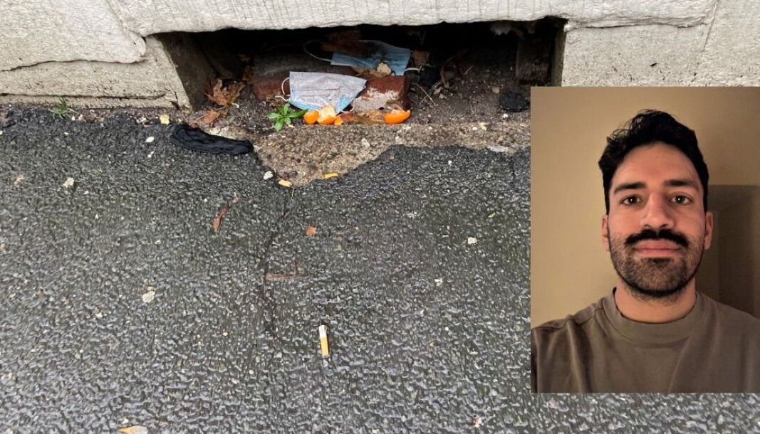En tur ute i Oslo sentrum om dagen byr på mengder med plast og annet søppel, sier Henrik Thorsen. En tur ute i Oslo sentrum om dagen byr på mengder med plast og annet søppel, sier Henrik Thorsen.