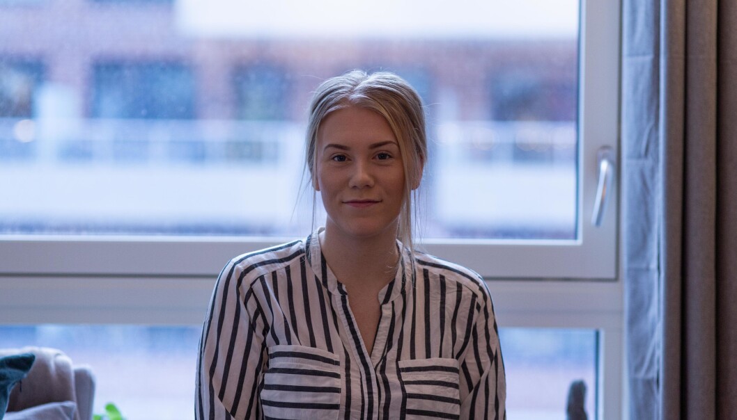 Katarina Skallist er på sisteåret i masteren sin og har fått nok av korona. Katarina Skallist er på sisteåret i masteren sin og har fått nok av korona.