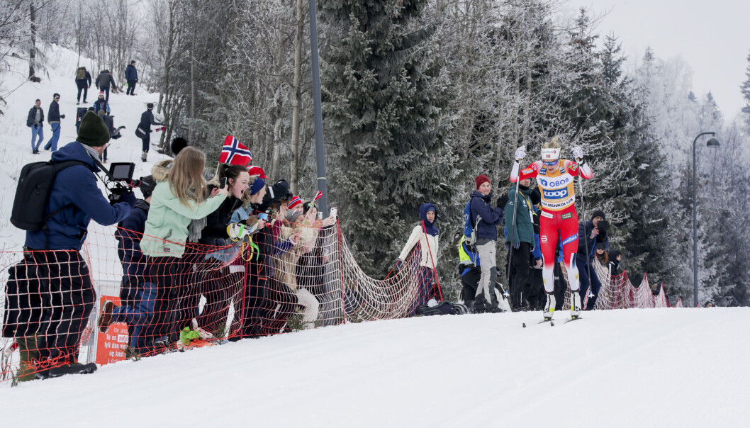 Det ligger an til å bli verdenscuprenn i Holmenkollen, men uten publikum. Det ligger an til å bli verdenscuprenn i Holmenkollen, men uten publikum.