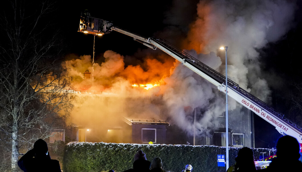 En gang om dagen har Oslos brannmannskaper måttet rykke ut til boligbranner så langt i år. Her fra en rekkehusbrann på Lambertseter i februar. En gang om dagen har Oslos brannmannskaper måttet rykke ut til boligbranner så langt i år. Her fra en rekkehusbrann på Lambertseter i februar.