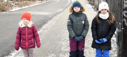 Liv (7) og resten av skoleelevene i Kværnerdalen frykter utbyggingen i Brynsbakken vil gjøre skoleveien farligere