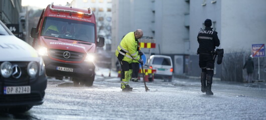 Større vannlekkasje i Sagveien og Maridalsveien. - Ingen veier er stengt, men folk må sjekke bilene sine, sier politiet Større vannlekkasje i Sagveien og Maridalsveien. - Ingen veier er stengt, men folk må sjekke bilene sine, sier politiet