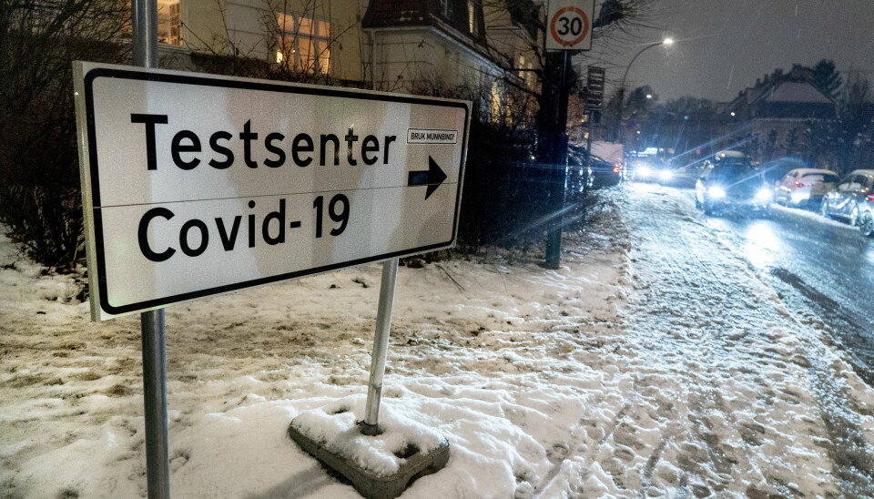 Nesten 3.000 mennesker testet seg i Oslo mandag.