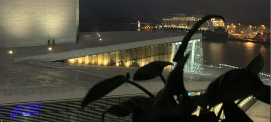 Dette er utsikten fra en av Norges aller dyreste studentboliger, i Bjørvika Dette er utsikten fra en av Norges aller dyreste studentboliger, i Bjørvika