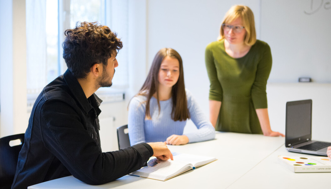 — Det karakterbaserte opptaket til videregående i Oslo gir kun 18 prosent av elevene muligheten til å helt fritt velge skole, skriver SU-leder i Oslo, Maja Elise Winge. — Det karakterbaserte opptaket til videregående i Oslo gir kun 18 prosent av elevene muligheten til å helt fritt velge skole, skriver SU-leder i Oslo, Maja Elise Winge.