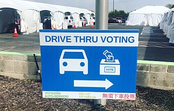 Bilister kan få stemme fra egen bil på Valle Hovin og Sjølyst ved stortingsvalget