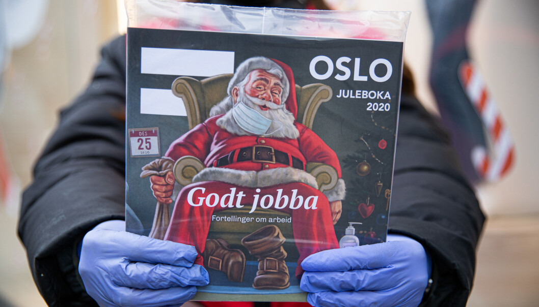 Magasinselgerne i Erlik Oslo fikk heldigvis anledning til å selge fjorårets julebok, som er så viktig for inntekten deres. Men nå er salgslokalet til organisasjonen nok engang koronastengt, og det begynner å tære på både tålmodigheten og kreftene. Magasinselgerne i Erlik Oslo fikk heldigvis anledning til å selge fjorårets julebok, som er så viktig for inntekten deres. Men nå er salgslokalet til organisasjonen nok engang koronastengt, og det begynner å tære på både tålmodigheten og kreftene.