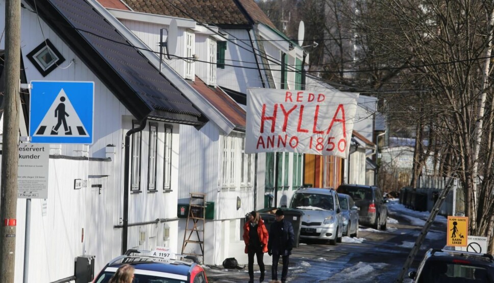 Framtiden til de verneverdige husene på Hylla i Enebakkveien er fortsatt usikker etter møtet i bystyrets byutviklingsutvalg onsdag ettermiddag.