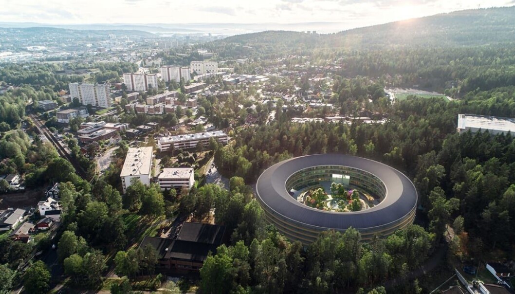 OBOS planlegger å bygge cirka 150 nye to- til fireromsleiligheter like ved Ammerud T-banestasjon i Oslo. OBOS planlegger å bygge cirka 150 nye to- til fireromsleiligheter like ved Ammerud T-banestasjon i Oslo.