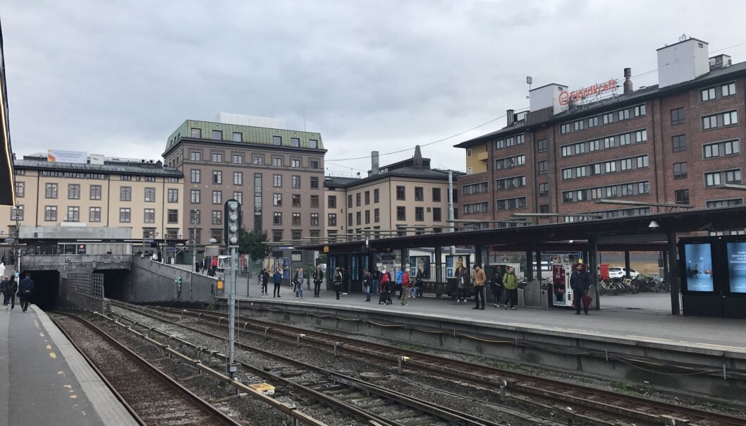 Fra Majorstuen t-banestasjon. Fra Majorstuen t-banestasjon.
