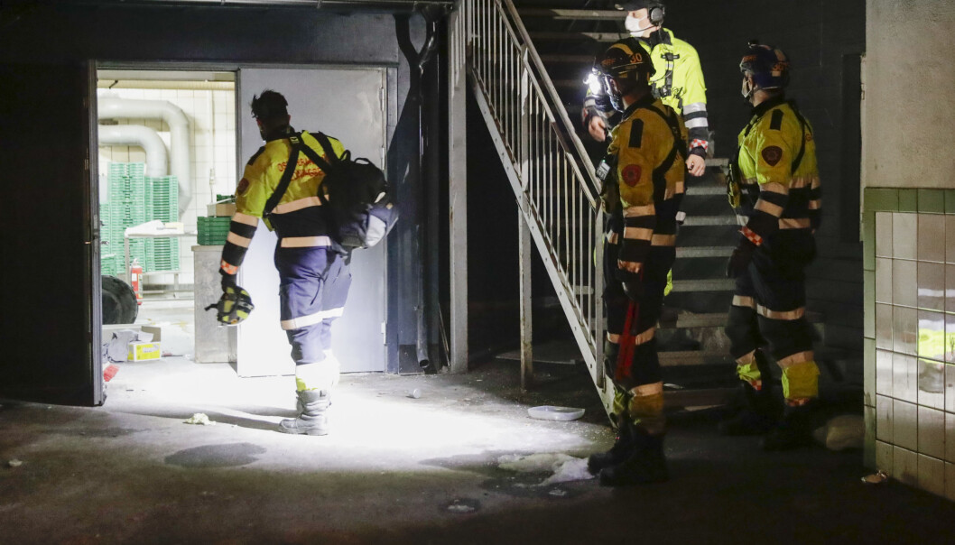 Nødetatene rykket fredag kveld ut til en gasslekkasje og en mindre eksplosjon inne på et bakeri på Grønland. Nødetatene rykket fredag kveld ut til en gasslekkasje og en mindre eksplosjon inne på et bakeri på Grønland.