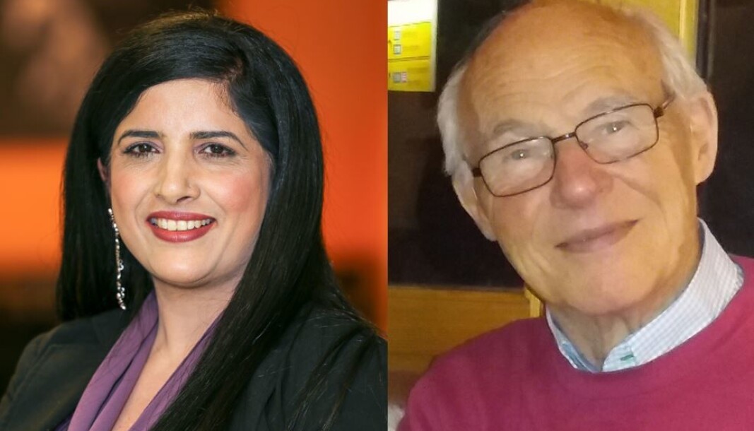 Nasreen Begum og Knut Nasreen Begum og Knut