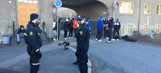 Full politi-utrykning på grunn av musikkvideo-innspilling på Lille-Tøyen