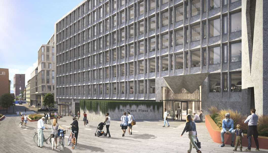 Det ikoniske «Erling Viksjø»-bygget på St. Olavs plass 5 ble opprinnelig oppført på oppdrag for Oslo Helseråd og sto ferdig i 1969. Nå skal dette kulturminnet totalrehabiliteres, og det skal skapes arbeidsplasser for fremtiden. Det ikoniske «Erling Viksjø»-bygget på St. Olavs plass 5 ble opprinnelig oppført på oppdrag for Oslo Helseråd og sto ferdig i 1969. Nå skal dette kulturminnet totalrehabiliteres, og det skal skapes arbeidsplasser for fremtiden.