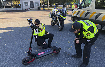 Politiet sier nei til promille- og fartsgrense for elsparkesykler. Vil også tillate parkering på fortau