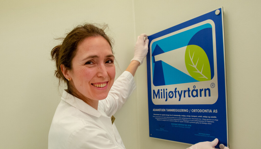 Dorita Preza har de siste årene drevet tannklinikken sin i en stadig mer miljøvennlig retning. Dorita Preza har de siste årene drevet tannklinikken sin i en stadig mer miljøvennlig retning.