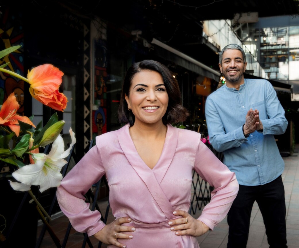 Rima Iraki og Yousef Hadaoui inviterer til id-fest for å markere at fastemåneden er over. Rima Iraki og Yousef Hadaoui inviterer til id-fest for å markere at fastemåneden er over.