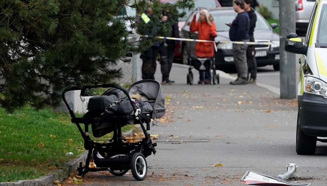 De sju måneder gamle tvillingene i barnevogna overlevde mirakuløst. — Min opplevelse er at ambulansen svingte opp mot meg. Det var ingen andre i nærheten, sa mor til babyene da hun forklarte seg i retten. De sju måneder gamle tvillingene i barnevogna overlevde mirakuløst. — Min opplevelse er at ambulansen svingte opp mot meg. Det var ingen andre i nærheten, sa mor til babyene da hun forklarte seg i retten.