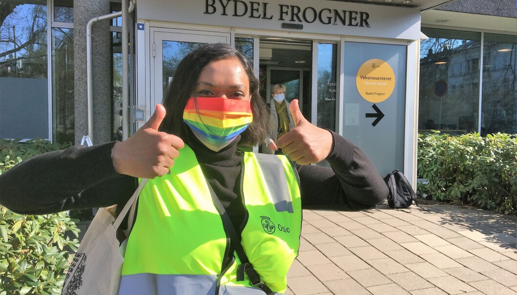 Varaordfører Kamzy ser frem mot det tidspunktet hvor vi kan klemme hverandre igjen og gå på en fest. Varaordfører Kamzy ser frem mot det tidspunktet hvor vi kan klemme hverandre igjen og gå på en fest.