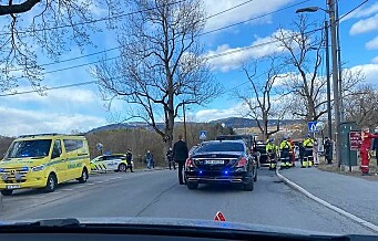 Tre biler har kjørt inn i hverandre på Bygdøy