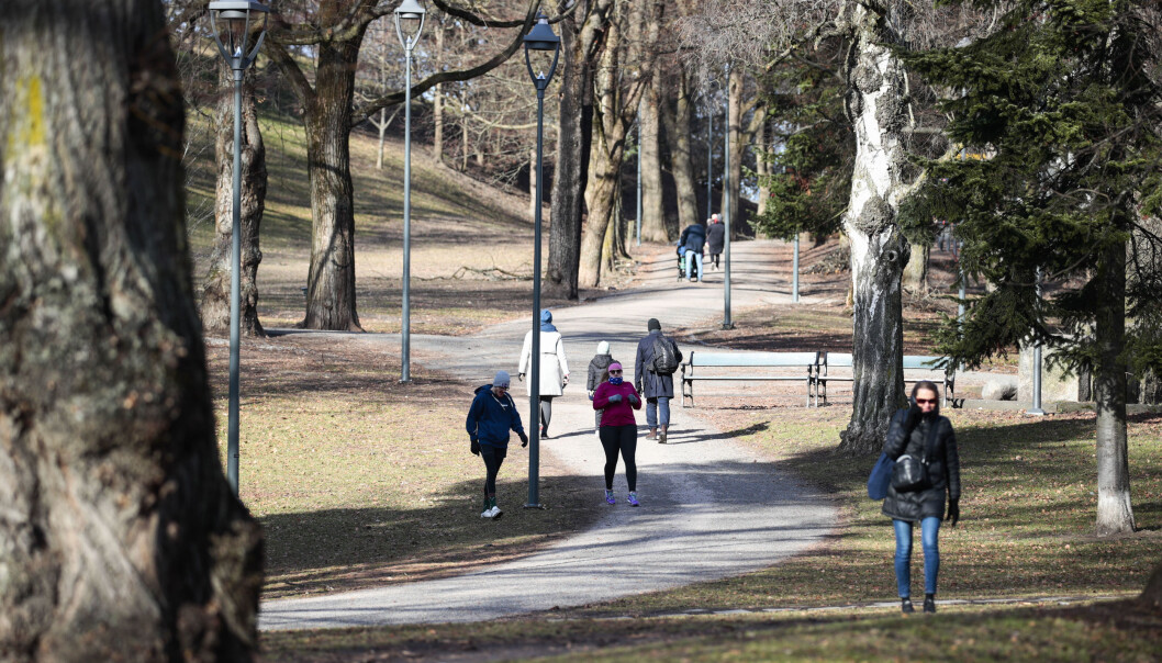 I gater nær parken på St. Hanshaugen sparket en mann i tjueårene vekk sidespeilene på flere biler. I gater nær parken på St. Hanshaugen sparket en mann i tjueårene vekk sidespeilene på flere biler.