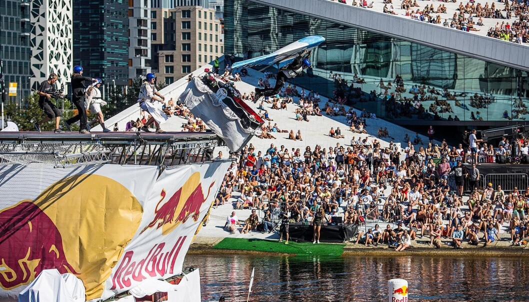 Her fra Red Bull Flugtag i Oslo i august 2015. Her fra Red Bull Flugtag i Oslo i august 2015.