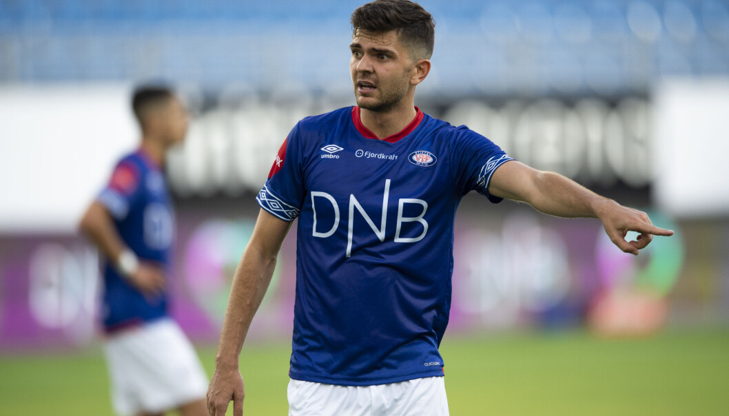 Fredrik Oldrup Jensen fortsetter i blått også etter denne sesongen. Fredrik Oldrup Jensen fortsetter i blått også etter denne sesongen.