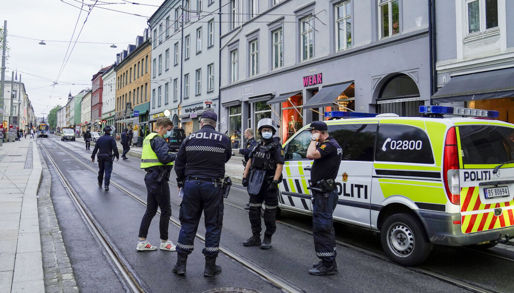 Politiet rykket fredag ut til Grünerløkka i Oslo etter melding om at det var blitt avfyrt skudd i bydelen. Politiet rykket fredag ut til Grünerløkka i Oslo etter melding om at det var blitt avfyrt skudd i bydelen.