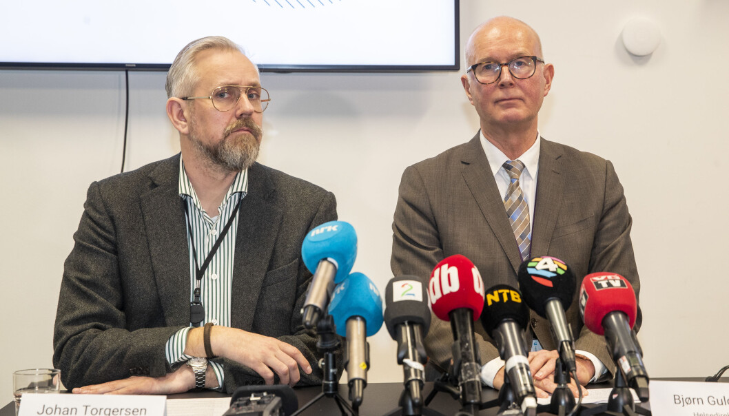 — Helsedirektoratet møter Oslo kommune ukentlig for å gå gjennom smittesituasjonen og å drøfte tiltak, sier direktør i Helsedirektoratet, Johan Torgersen, til Dagbladet. — Helsedirektoratet møter Oslo kommune ukentlig for å gå gjennom smittesituasjonen og å drøfte tiltak, sier direktør i Helsedirektoratet, Johan Torgersen, til Dagbladet.