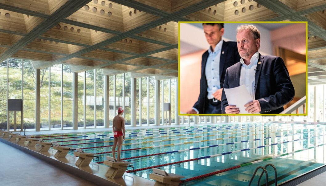 Nye Tøyenbadet er ikke alene om å være et kommunalt prestisjeprosjekt med store budsjettsprekker. Innfelt: Byrådsleder Raymond Johansen (Ap) og finansbyråd Einar Wilhelmsen (MDG). Nye Tøyenbadet er ikke alene om å være et kommunalt prestisjeprosjekt med store budsjettsprekker. Innfelt: Byrådsleder Raymond Johansen (Ap) og finansbyråd Einar Wilhelmsen (MDG).