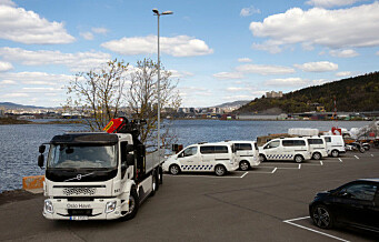 Oslo Havns nye elektriske lastebil den første av sitt slag i Norge