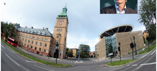Hele bystyret bortsett fra Høyre vil bevare Ullevål sykehus. — Vi må ikke godta et statlig diktat, mener Ola Elvestuen (V) Hele bystyret bortsett fra Høyre vil bevare Ullevål sykehus. — Vi må ikke godta et statlig diktat, mener Ola Elvestuen (V)