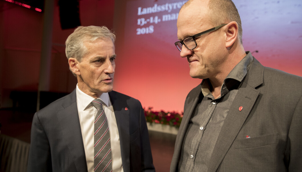 Oslo Arbeiderparti-leder Frode Jacobsen sier nei til nedleggelse av Ullevål. Jonas Gahr Støre sier ja. Oslo Arbeiderparti-leder Frode Jacobsen sier nei til nedleggelse av Ullevål. Jonas Gahr Støre sier ja.