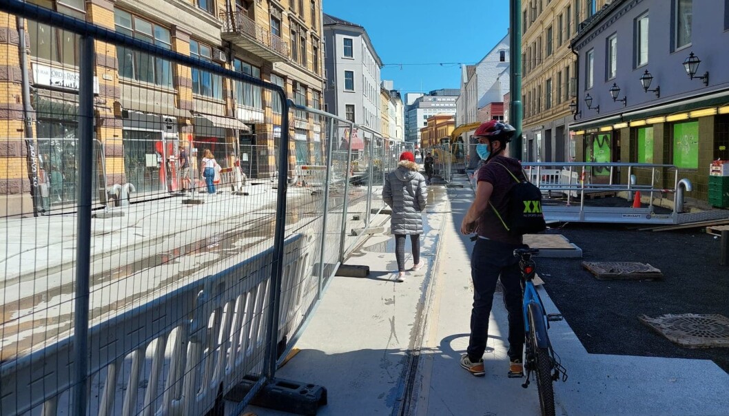 Tomme gater. Færre enn før vil ha et helt bilfritt sentrum i Oslo. Tomme gater. Færre enn før vil ha et helt bilfritt sentrum i Oslo.