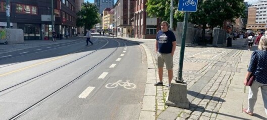 Sporveisarbeiderne vil frede Stenersgata-traseen. — Meningsløst å bruke millioner på å grave den opp Sporveisarbeiderne vil frede Stenersgata-traseen. — Meningsløst å bruke millioner på å grave den opp