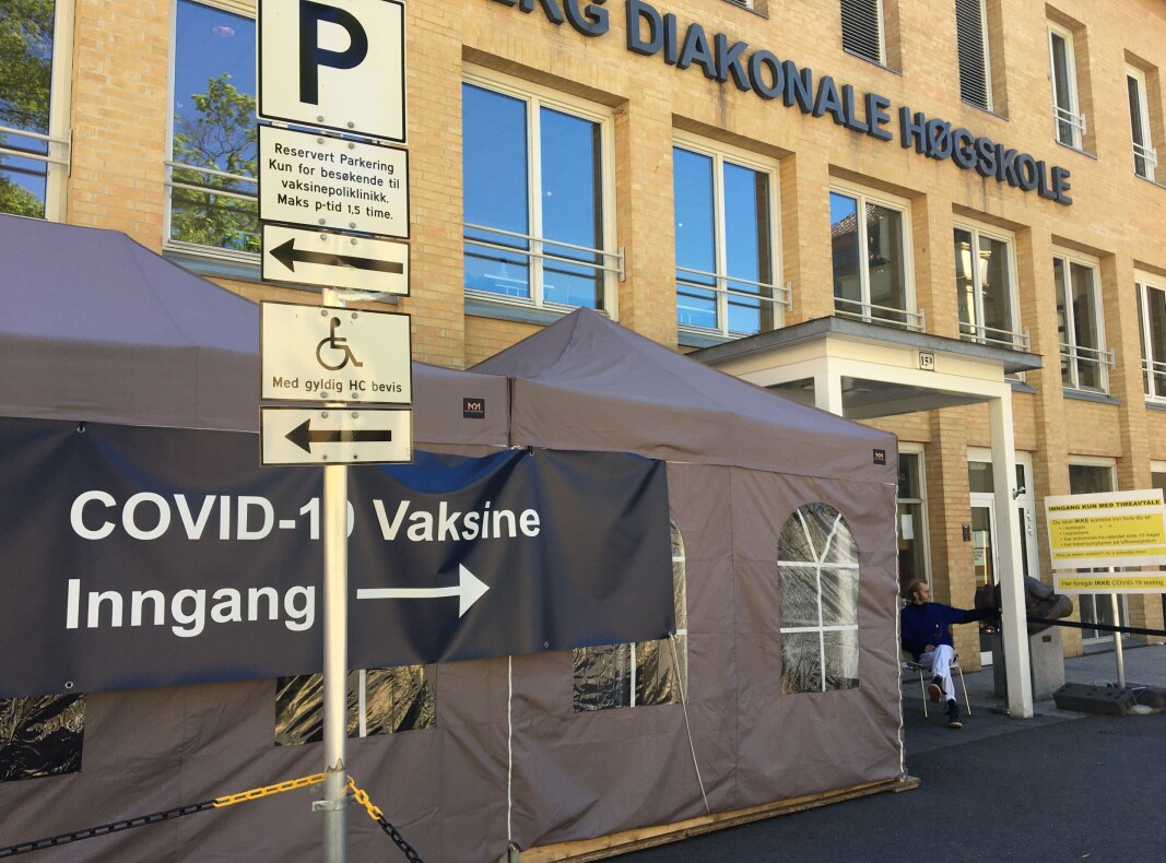 Vaksinesenter i Bydel St. Hanshaugen ligger på Lovisenberg diakonale høgskole. Vaksinesenter i Bydel St. Hanshaugen ligger på Lovisenberg diakonale høgskole.