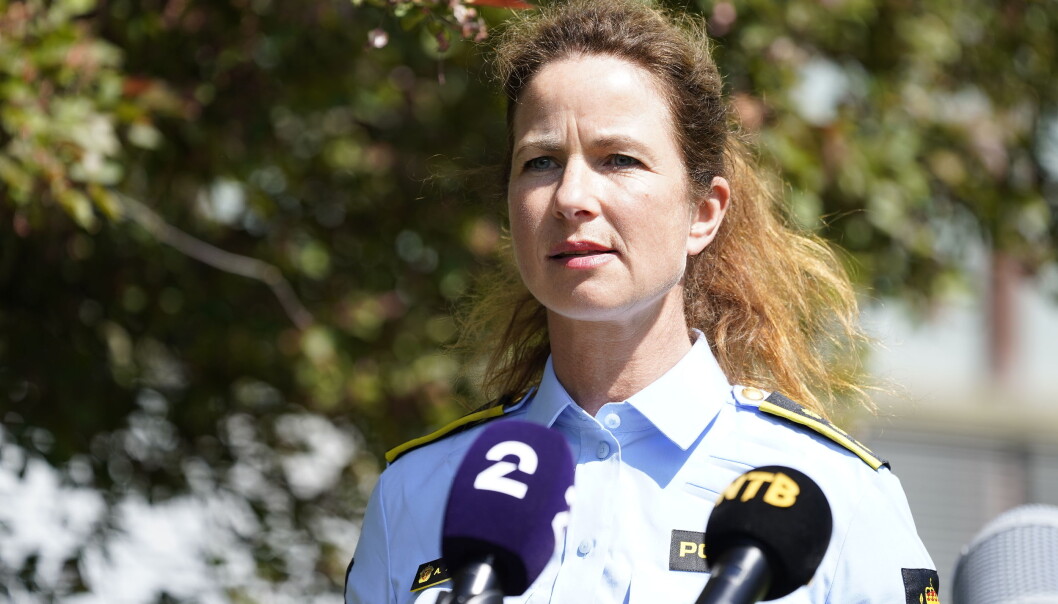 Drapsseksjonsleder Anne Alræk Solem i Oslo politidistrikt holder en pressebrifing etter funn av en død kvinne på Hellerud i Oslo. Drapsseksjonsleder Anne Alræk Solem i Oslo politidistrikt holder en pressebrifing etter funn av en død kvinne på Hellerud i Oslo.