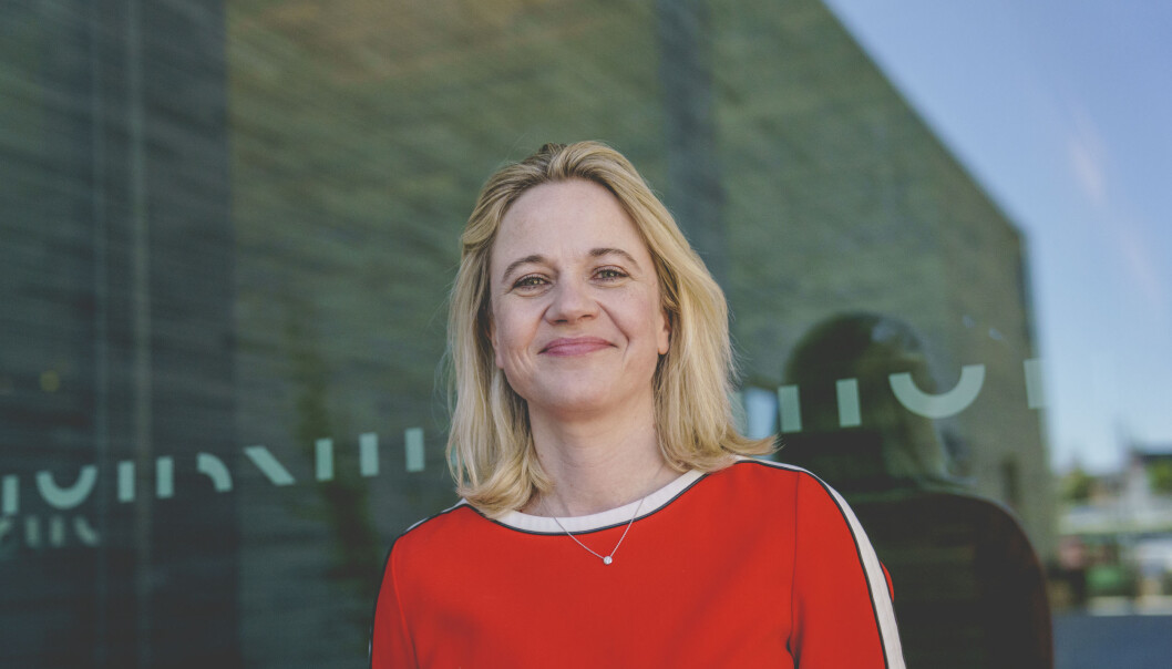 Direktør Karin Hindsbo i nye Nasjonalmuseet. Direktør Karin Hindsbo i nye Nasjonalmuseet.