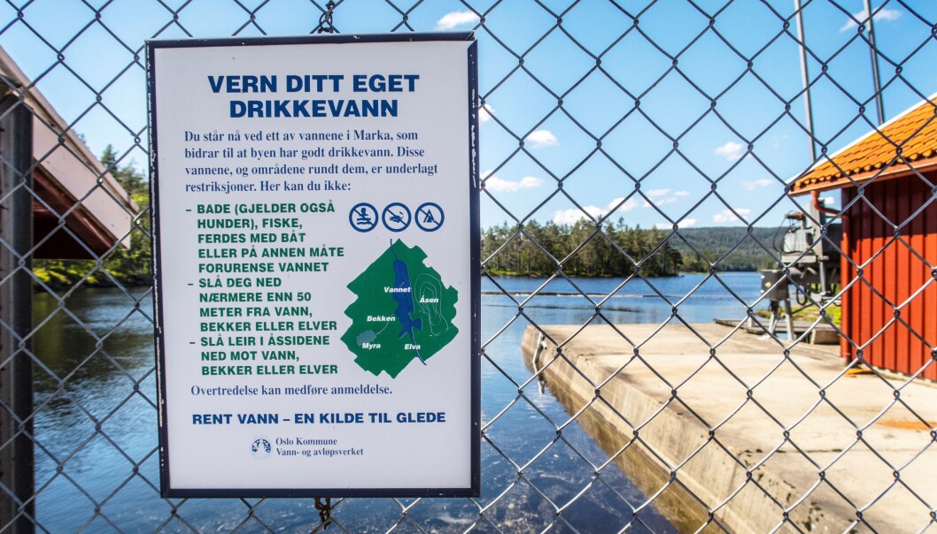 Oslo har ikke god nok vannforsyning. Nå sliter avløpsetaten også med det som trolig er en lekkasje i en av hovedvannledningene. Oslo har ikke god nok vannforsyning. Nå sliter avløpsetaten også med det som trolig er en lekkasje i en av hovedvannledningene.