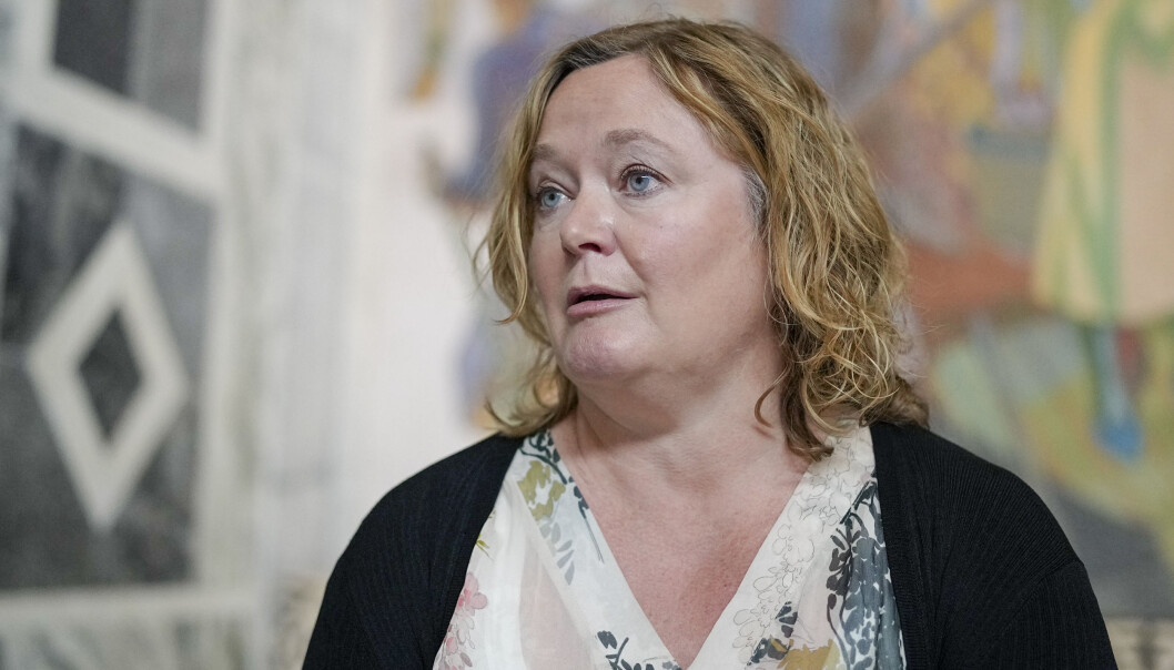 — Nei, jeg tror ikke det er grunnlag for å danne et borgerlig byråd, sier Høyres gruppeleder i bystyret, Anne Haabeth Rygg. — Nei, jeg tror ikke det er grunnlag for å danne et borgerlig byråd, sier Høyres gruppeleder i bystyret, Anne Haabeth Rygg.