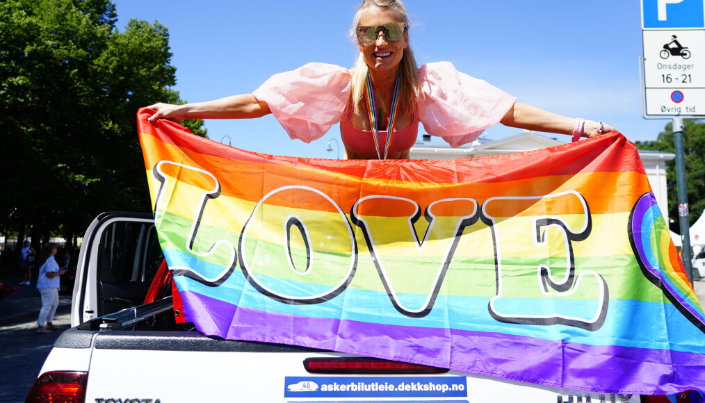 Isabell Ringnes deltok i Pride-paraden i Oslo medi sentrum lørdag. Foto: Terje Pedersen / NTB Isabell Ringnes deltok i Pride-paraden i Oslo medi sentrum lørdag. Foto: Terje Pedersen / NTB